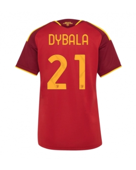 AS Roma Paulo Dybala #21 Maglia Gara Casa Repliche 2026-27 Donna Maniche Corte AS Roma Paulo Dybala #21 Maglia Gara Casa Repliche 2026-27 Donna Maniche Corte
